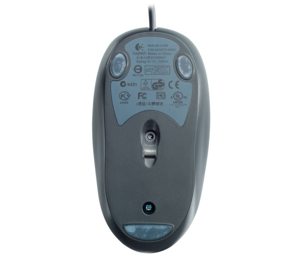 Logitech U96 Optical Wheel Mouse czarna - 12759 - zdjęcie 5